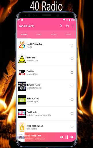 Android application 40 Radio screenshort