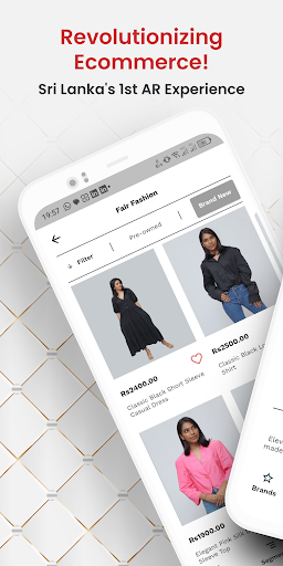 Android application Liliza - AR Powered Ecommerce screenshort