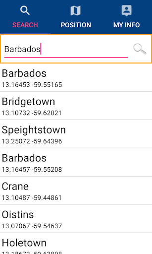 Barbados GPS Map Navigator Screen 2