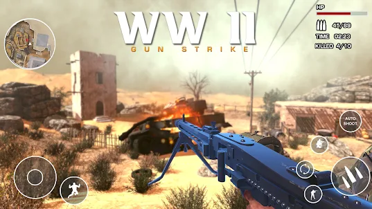 WW2 Heroes: 전쟁 게임 시뮬레이터 사격 건슈팅