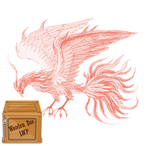 fire phoenix wallpaper logo