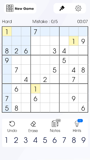 Android application Sudoku Game 2024- Brain Puzzle screenshort