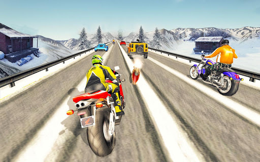 Bike Attack Race : Highway Tricky Stunt Rider screenshots 5