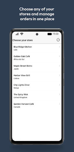 Android application Order Manager screenshort