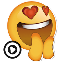 Анимированные Emojis наклейки WAStickerApps