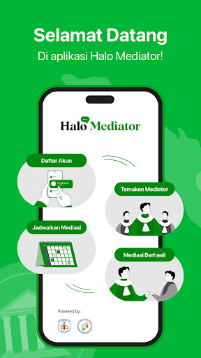 Android application Halo Mediator - Mulai Mediasi screenshort