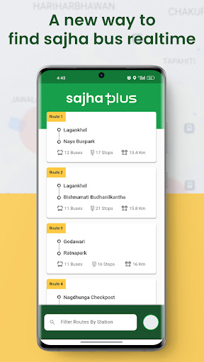 Android application Sajha Plus screenshort