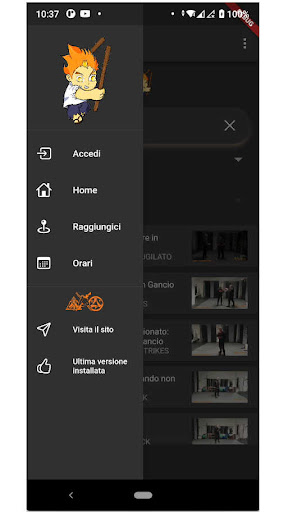 Android application K.N.I.F.E Martial Arts Academy screenshort