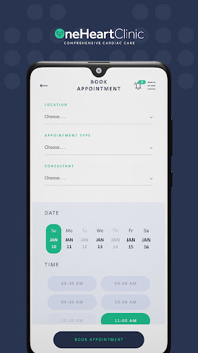One Heart Clinic Screen 3