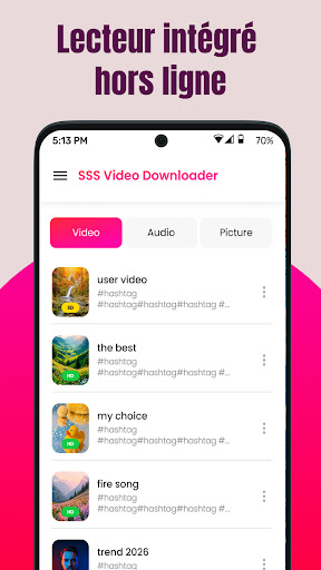 SSS : Télécharger vidéo TT screenshot 4
