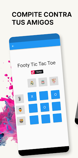 Footy tic tac toe screenshot