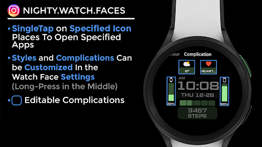 Nighty Digital 18 - watch face screenshot 16