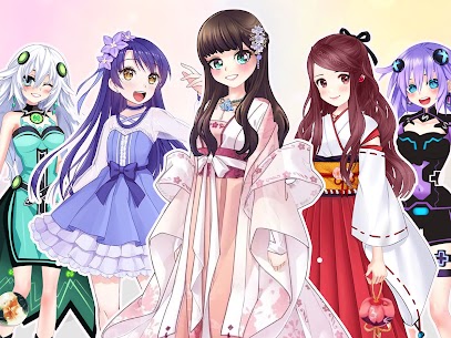 Anime Dress Up Queen Game for girls Apk Mod for Android [Unlimited Coins/Gems] 7