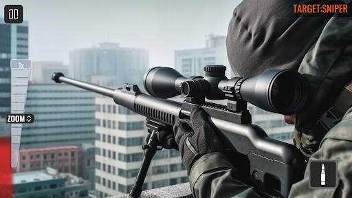 Android application Snipper Games 3d Shooting War screenshort