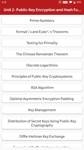 Android application Cryptography screenshort