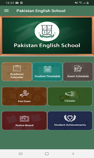 Android application Pakistan English School screenshort