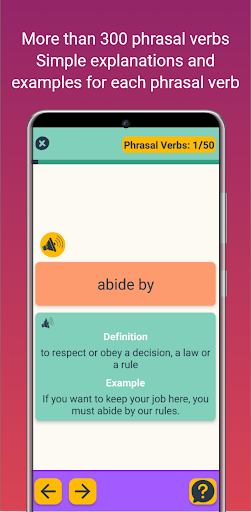 Learning Phrasal Verbs Screen 2