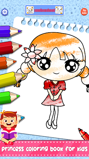 Princess Coloring And Drawing Book For Kids