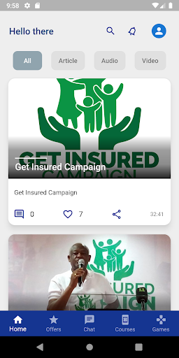 Android application Mama Insure screenshort