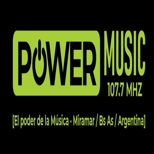 FM Power Music 107.7 logo