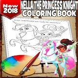 Nella the princess coloring BOOK icon