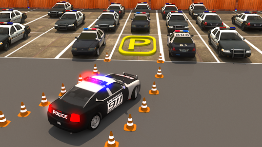 Modern Police Car Parking Sim