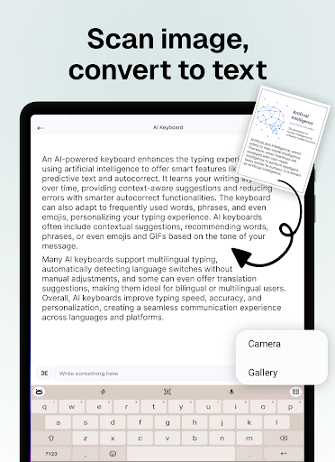 Screenshot of Ai Keyboard: Writing Assistant