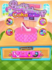 Pretty Makeup Cake Salon Games Apps
