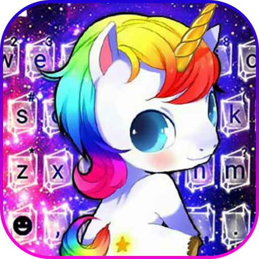 Kawaii Unicorn Keyboard Theme 1.0 Icon