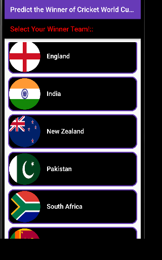 Cricket Worldcup Winner! - 1.0.0 - (Android)