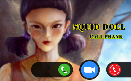Android application Squid Doll Video Call Prank screenshort