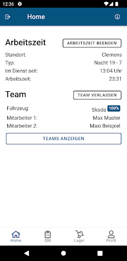 Android application Kita Suisse Mitarbeiter screenshort