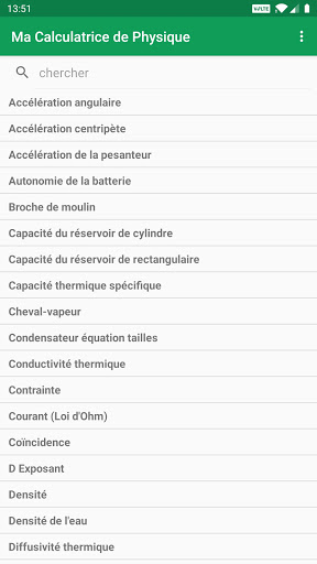 Aperçu de l'application