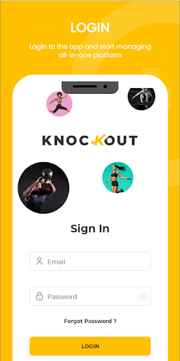 Android application Knockout Gym screenshort