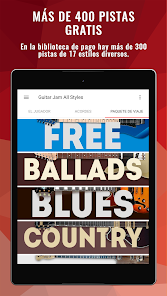 Screenshot 15 Backing Tracks Guitar Jam Play android