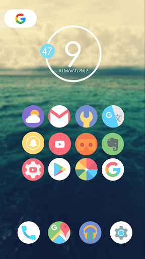 Flat Moon - Icon Pack Screen 3