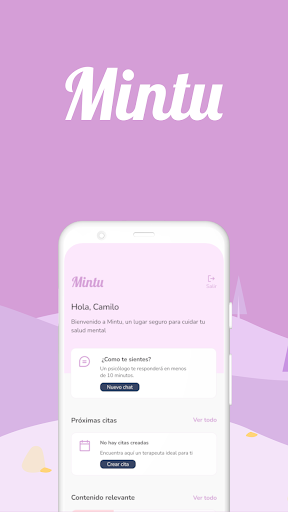 Android application Mintu screenshort