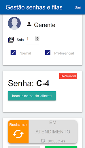 SGF - Sistema Gestão de Filas