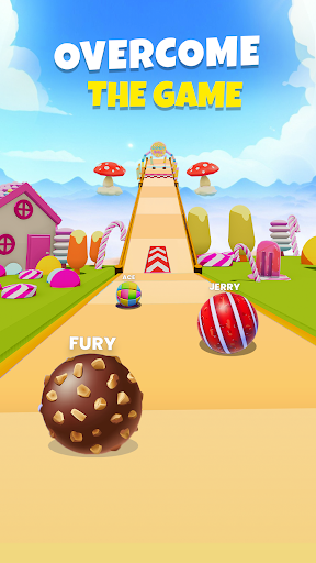 Candy Ball Run - Rolling Games 1