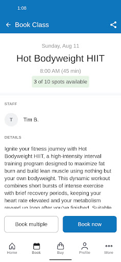 Royal Fitness Screen 3