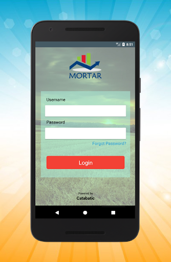 Android application MORTAR Field Force Tracking screenshort