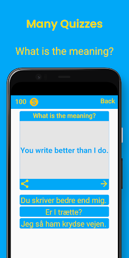 Danish Phrases 10,000 Phrases Screen 3