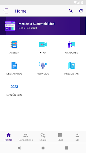 Eventos Telecom Screen 3