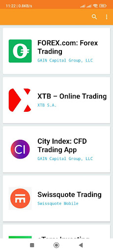 GoForex - Forex Brokers Desc Screen 3