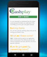 CashPlay Watch and earn money Screenshot