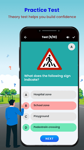 Canada Driving Practice Test Screen 2