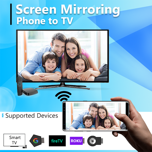 Android application Screen Mirroring For All TV : screenshort