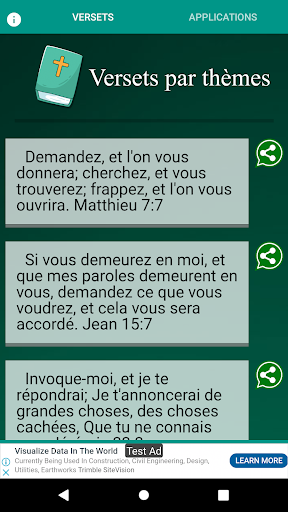 Thèmes de versets bibliques Screen 3