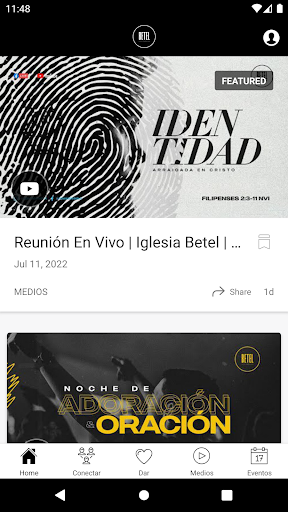 Android application Betel Los Angeles screenshort