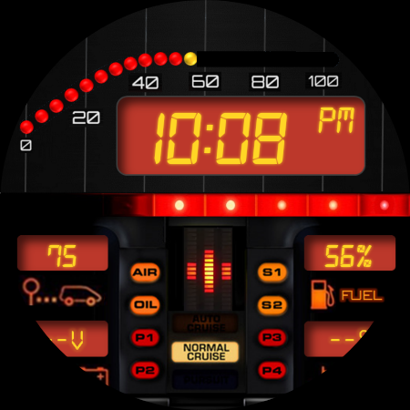 KittDB - Watch Face Screen 3